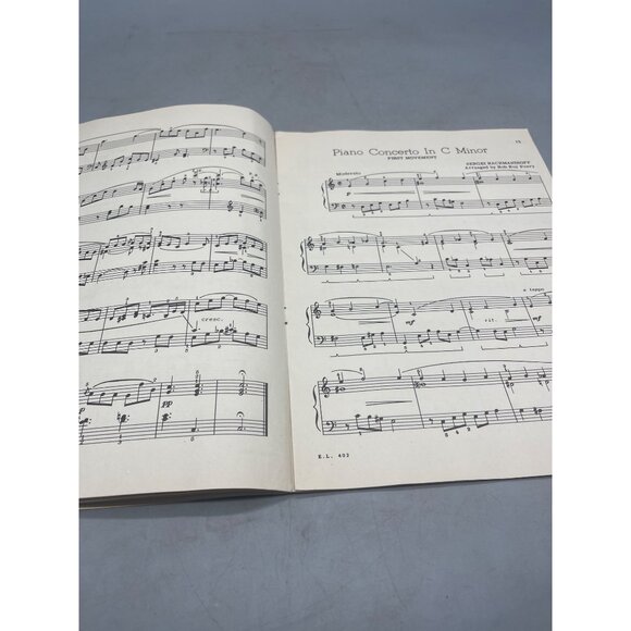 Master melodies book from the great concertos for piano Belwin inc. 27 PG READ - Picture 5 of 7